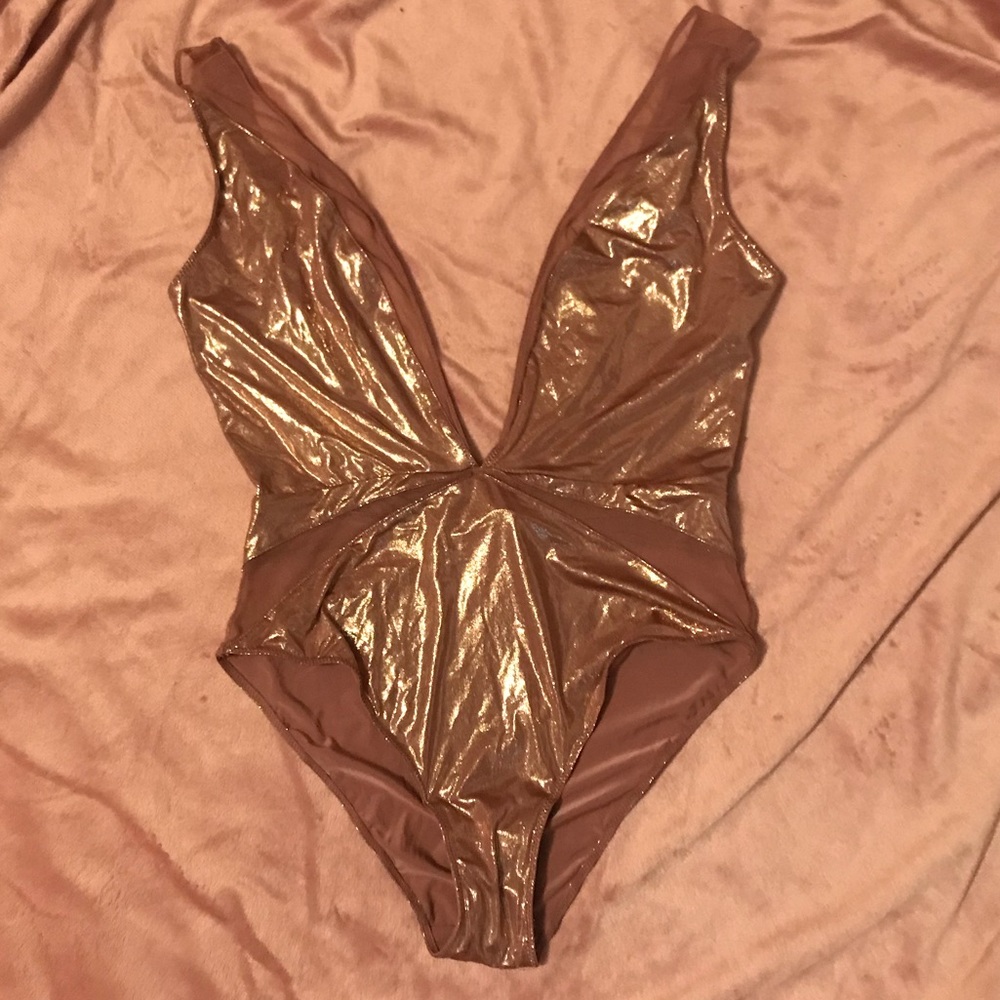 Victoria’s Secret Metallic Bodysuit